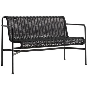 Hay Palissade Cord Dining Tuinbank Met Armleuning Anthracite