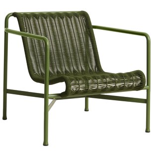 Hay Palissade Cord Lounge Fauteuil Low Olive