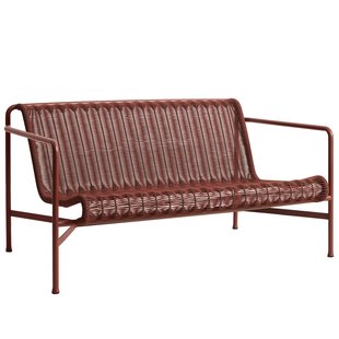 Hay Palissade Cord Lounge Tuinbank Iron Red