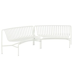 Hay Palissade Park Tuinbank Rond Set Van 2 In/in Cream White