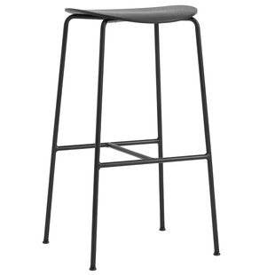 &amp;tradition Pavilion AV37 Barkruk H68 Viltglijders Zwart Gelakt Eiken