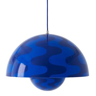 &amp;tradition FlowerPot Big VP2 Hanglamp&Oslash;50 Cobalt Blue/Twilight