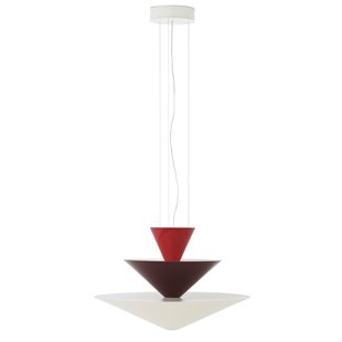 &amp;tradition Gio LN14 Hanglamp&Oslash;60 Vermilion Red/Dark Burgundy/Ecru White