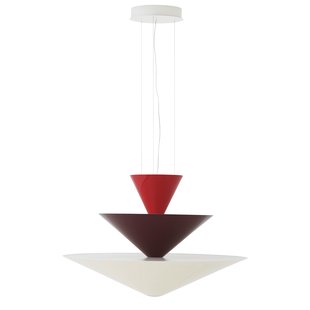 &amp;tradition Gio LN15 Hanglamp&Oslash;92 Vermilion Red/Dark Burgundy/Ecru White