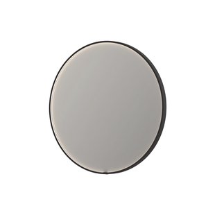 Spiegel INK SP24 40x4x40 cm incl. direct LED-Verlichting Rondom en Spiegelverwarming Mat Zwart