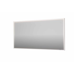 Spiegel INK SP19 180x4x80 cm incl. direct LED-Verlichting Rondom en Spiegelverwarming Mat Wit