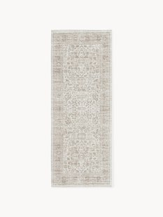 Handgeweven indoor &amp; outdoor loper Tiara met vintage patroon