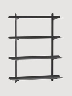 Handgemaakte metalen wandrek Linara