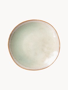 Handgemaakte ontbijtborden 70&#039;s van keramiek, 2 stuks