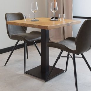 Bistrotafel vierkant mangohout | Dimehouse