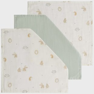 Prénatal hydrofiele monddoek kleine vriendjes 3 stuks