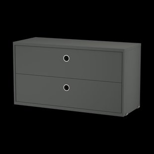 String String ladekast Donkergrijs, 78x30 cm