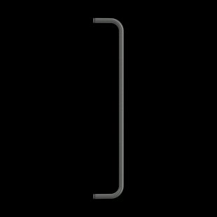 String String stang Donkergrijs, 58 cm