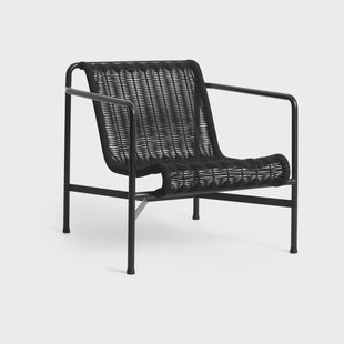 HAY Palissade Cord Low loungestoel Anthracite
