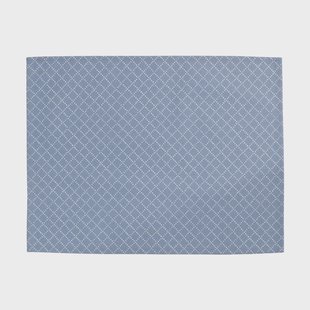 Almedahls Prickruta placemat 34x45 cm 2-pack Blauw