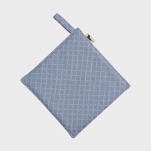 Almedahls Prickruta pannenlap 23x23 cm Blauw