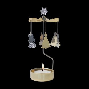 Pluto Design Miffy kerstmis engelspel Silver-goud