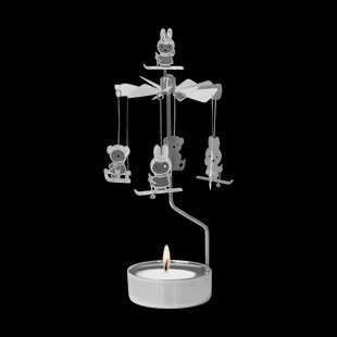 Pluto Design Miffy winter engelspel Zilverkleurig