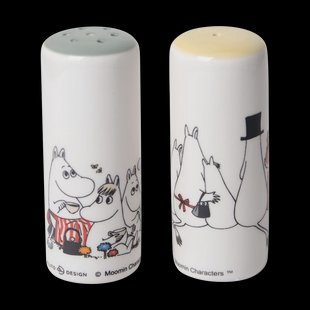 Pluto Design Moomin love zout & peperkaraf Wit-multi