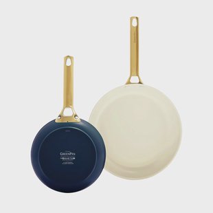 GreenPan - Padova Oxford Blue 2-delige pannenset met keramische antiaanbaklaag 20/26 cm GreenPan - Padova Oxford Blue 2-delige pannenset met keramische antiaanbaklaag 20/26 cm