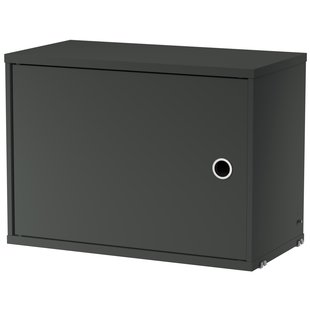 String Furniture Kast Met Openslaande Deur 58x42x30cm Donkergrijs