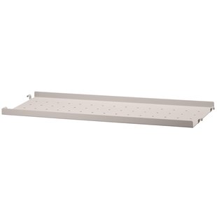 String Furniture Metal Shelf Low Edge 58x20 1-pack Beige