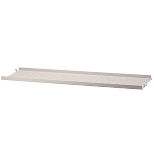 String Furniture Metal Shelf Low Edge 78x20 1-pack Beige