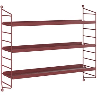 String Furniture Pocket Wandkast Metaal Oxtorgs Red