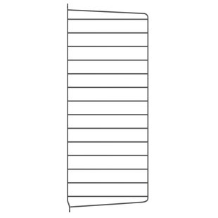 String Furniture Wall Side Panel 2-pack 30 X 75 Cm Donkergrijs