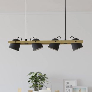 EGLO connect LED plafondlamp Hornwood-Z, 4-lamps, zwart