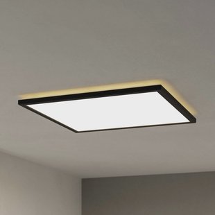 EGLO connect LED plafondlamp Rovito-Z, zwart, 50 x 50 cm