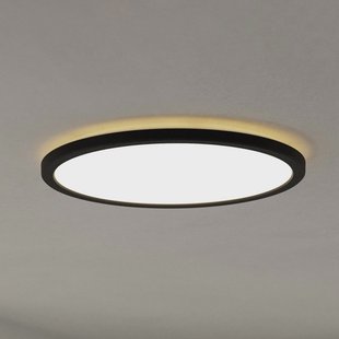 EGLO connect LED plafondlamp Rovito-Z, zwart, Ø 39 cm