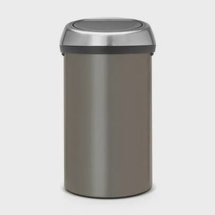 Brabantia Touch Bin Afvalemmer 60 Liter Vingerafdrukvrij