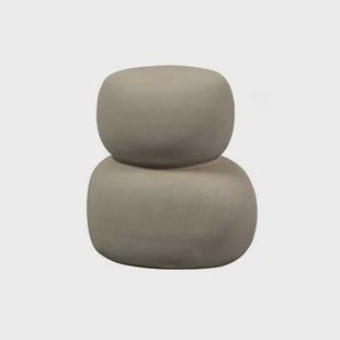 WOOOD Bijzettafel Oda - Fiber Clay - Groen|Grijs - 47x41x35