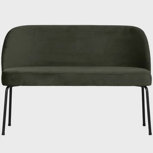 WOOOD Vogue Eetbank - Velvet - Dark Green - 83x120x59