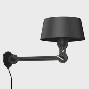 Bolt Underfit wandlamp met stekker Smokey Black