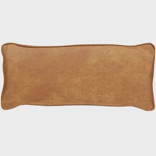 WOOOD Bean Kussen - Recycle Leer - Cognac - 30x70x20