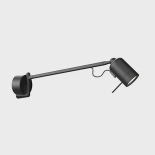 One wandlamp LED oplaadbaar Smokey Black