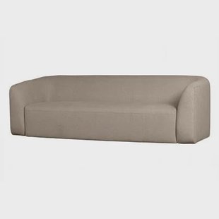 WOOOD Sloping 3-zitsbank - Chenille - Naturel Melange