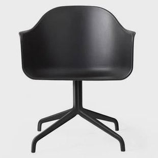 Audo Copenhagen Harbour Swivel stoel zwart, zwart Audo Copenhagen Harbour Swivel stoel zwart, zwart