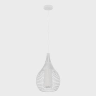 EGLO Razoni 1 Hanglamp - E27 - Ø 42,5 cm - Wit - Glas