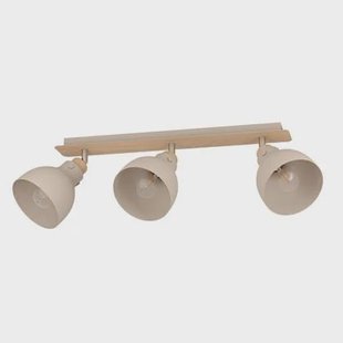 EGLO Arrecife Spot - E27 - 74,5 cm - Bruin|Beige - Staal