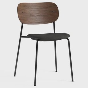 Audo Copenhagen Co eetkamerstoel zitting Remix 3 donker eiken|zwart