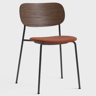 Audo Copenhagen Co eetkamerstoel zitting Champion 061 donker