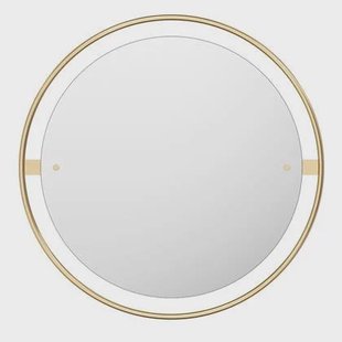 Audo Copenhagen Nimbus spiegel Ø60 gepolijst messing