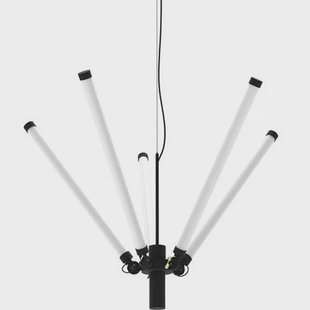 Mr Tubes kroonluchter Ø168 LED Smokey Black