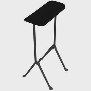 Officina barkruk H75 antraciet|zwart