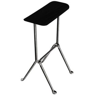 Officina barkruk H65 zink|zwart