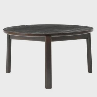 Audo Copenhagen Passage salontafel Ø70 zwart eiken