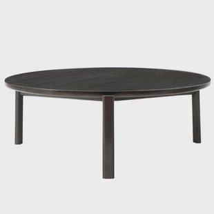 Audo Copenhagen Passage salontafel Ø90 zwart eiken